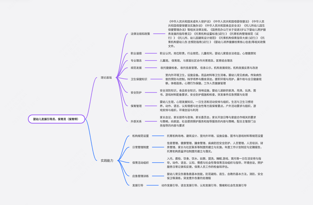 保育师理论基础与实践能力知识