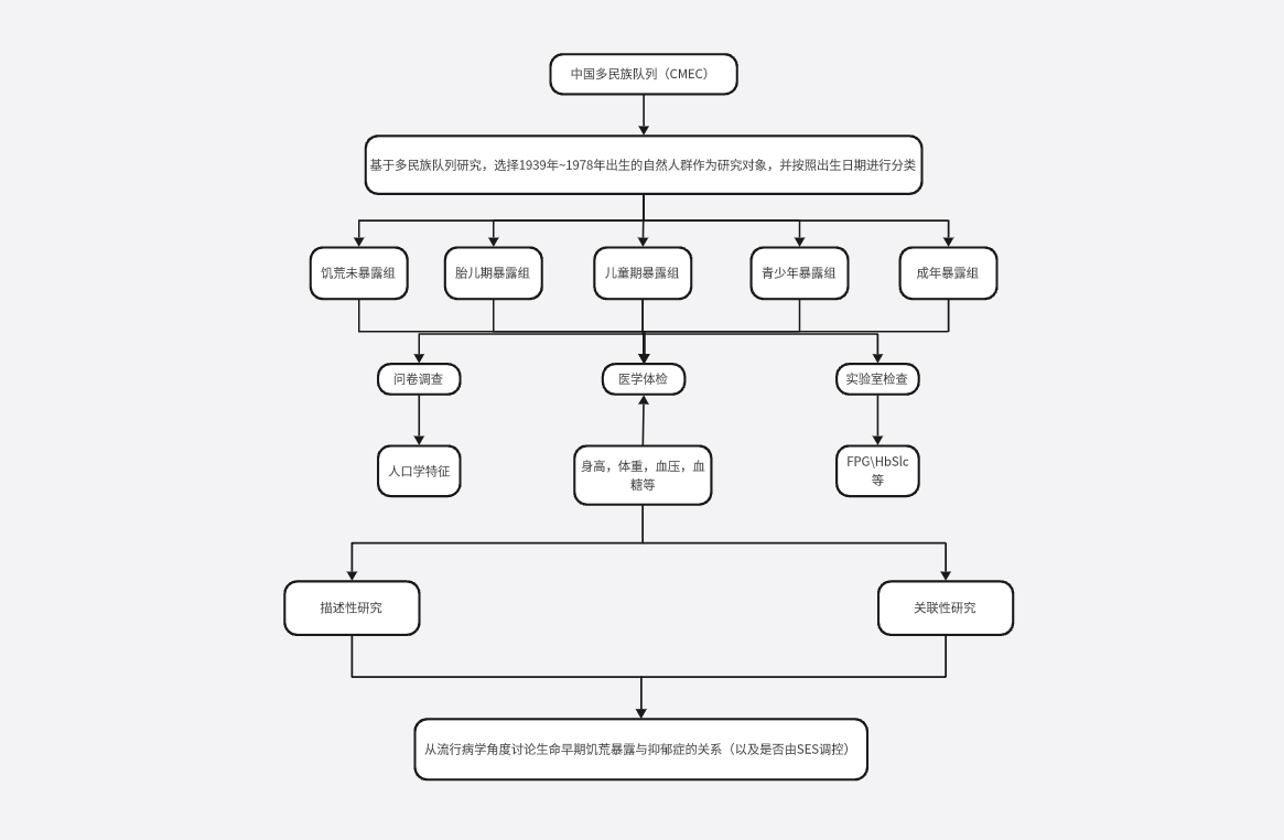 中国多民族队列（CMEC）研究流程图
