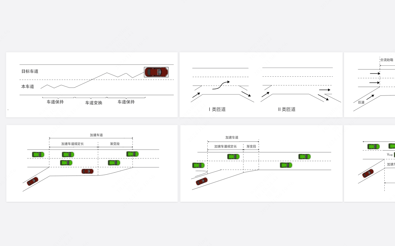 车道变换行为论文示意图
