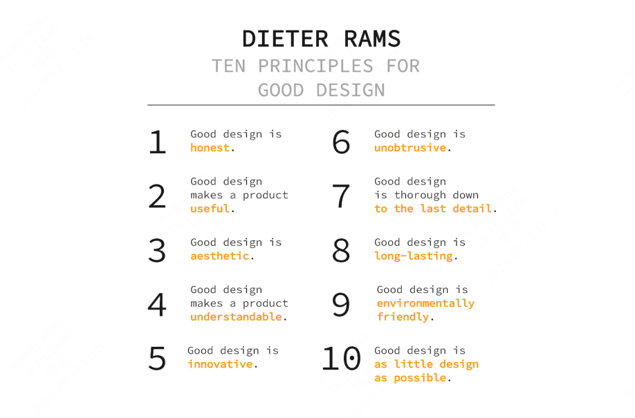 Dieter Rams 设计十诫